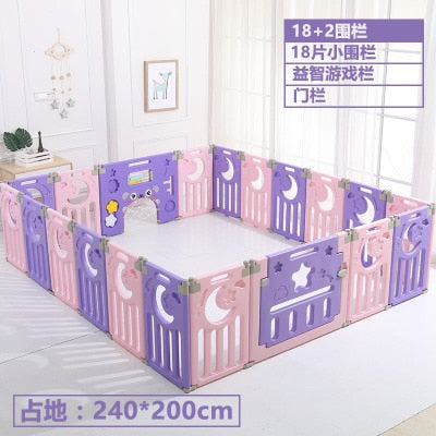 Multi-function fence 1-4 years old children's indoor slide baby slide slide combination kindergarten home small swing toy