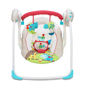 Newborn Gift Multi-function Music Electric Swing Chair Infant Baby Rocking Chair Comfort BB Cradle Folding Baby Rocker Swing 0-3