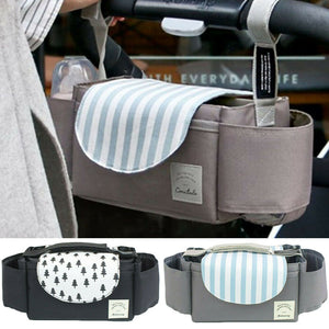 PUDCOCO Universal Buggy Baby Pram Organizer Bottle Holder Baby Stroller Accessory Stroller Caddy Storage Bag
