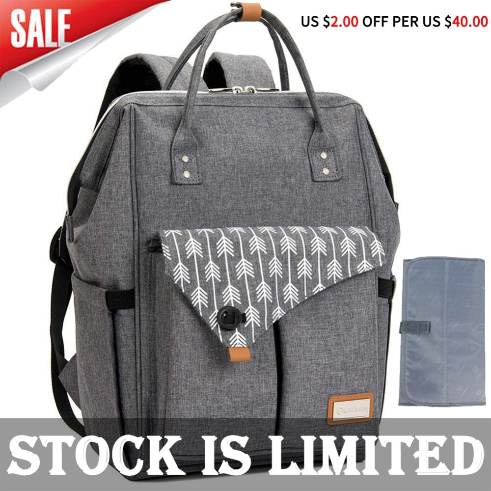 Lekebaby Diaper bag baby bag nappy bay maternity bag organizer shoulder bag travel tote Large capacity mummy handbags for moms
