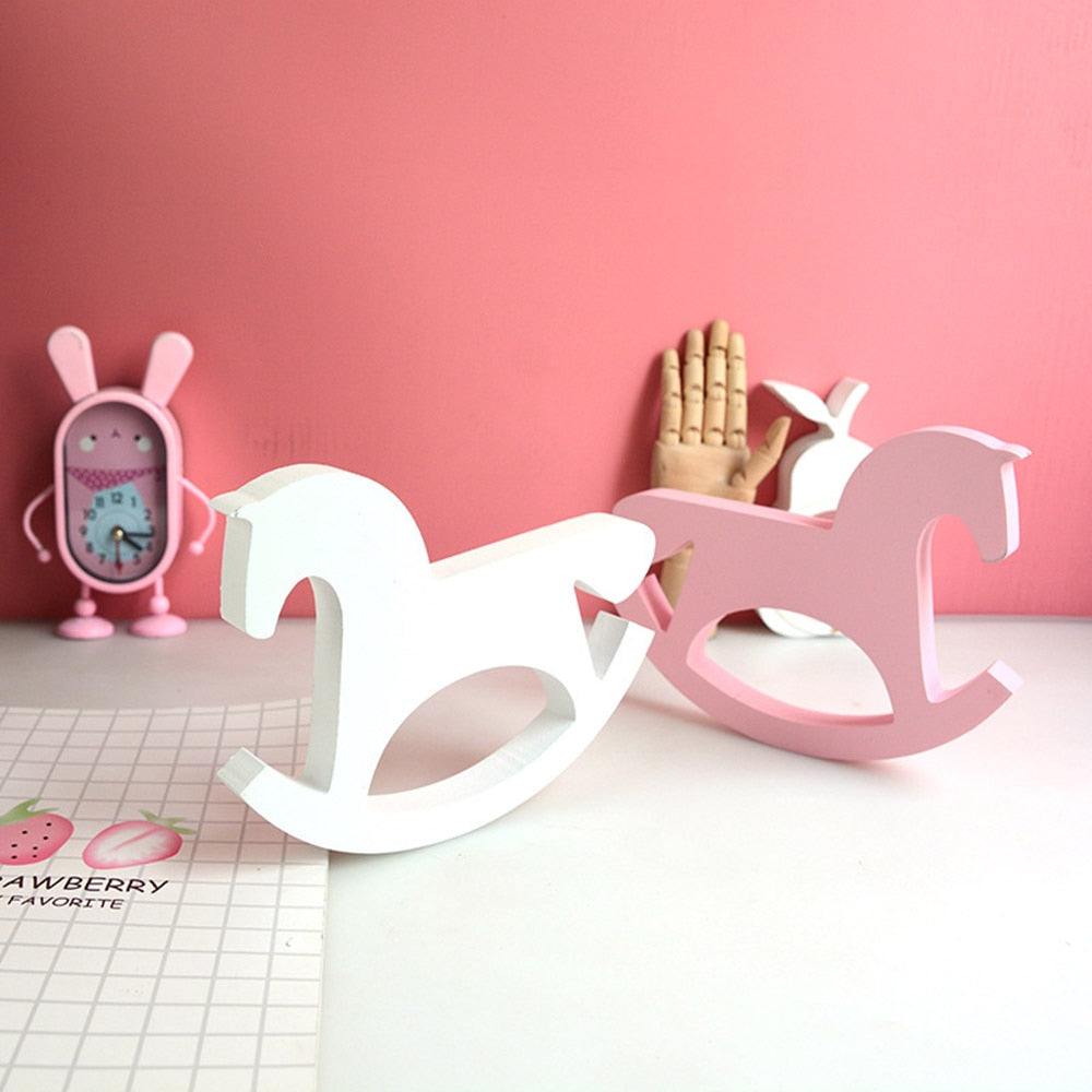 New Wooden Horse Toys For Baby Room Decor Nordic Style Decor For Kids Room Gifts For Children Birthday Scandinavian Decor