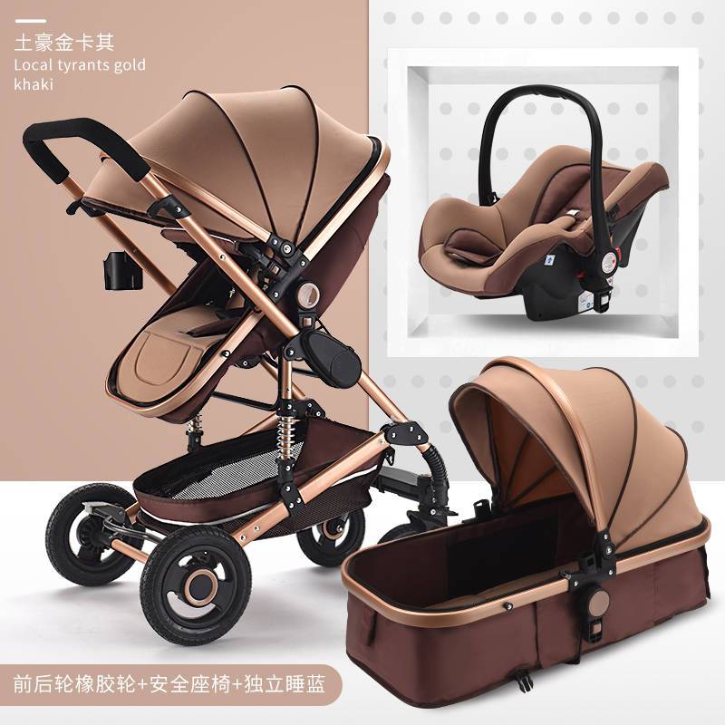 Baby Stroller 3 In 1 Pram with Car Seat Travel System Baby Stroller with Car Seat Newborn Baby Comfort kinderwagen 0~36 months