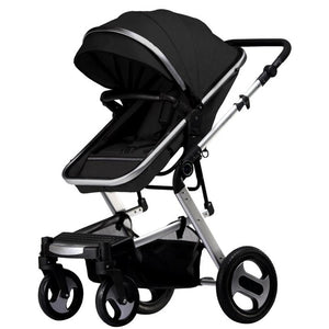 KUBEEN&Baby Bum Luxury Baby Stroller 2 in 1 Carriage High Landscape Pram Suite for Lying and Seating on 2019