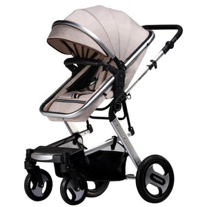 KUBEEN&Baby Bum Luxury Baby Stroller 2 in 1 Carriage High Landscape Pram Suite for Lying and Seating on 2019