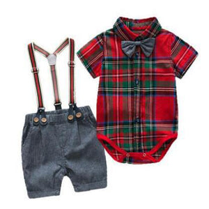 2019 Summer Baby Boys Clothes Set 100% Cotton T-Shirts+Pants 2Pcs Wedding Birthday Baptism Clothing Suit Kids Child Outfits