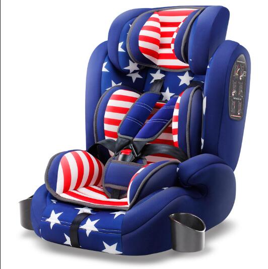 Child Car Safety Seat 0-12Y Portable Baby Booster Car Seat  Five Point Harness Toddler Car Seat 9months-12 year old