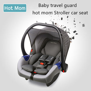 2020 Original Babyfond Baby Car seat Protable Newborn Basket Safety Seat Neonatal Car Cradle with adapter use Hot mom stroller