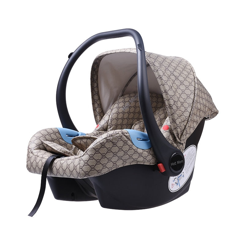 2020 Original Babyfond Baby Car seat Protable Newborn Basket Safety Seat Neonatal Car Cradle with adapter use Hot mom stroller