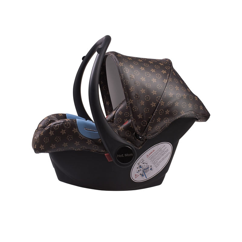 2020 Original Babyfond Baby Car seat Protable Newborn Basket Safety Seat Neonatal Car Cradle with adapter use Hot mom stroller