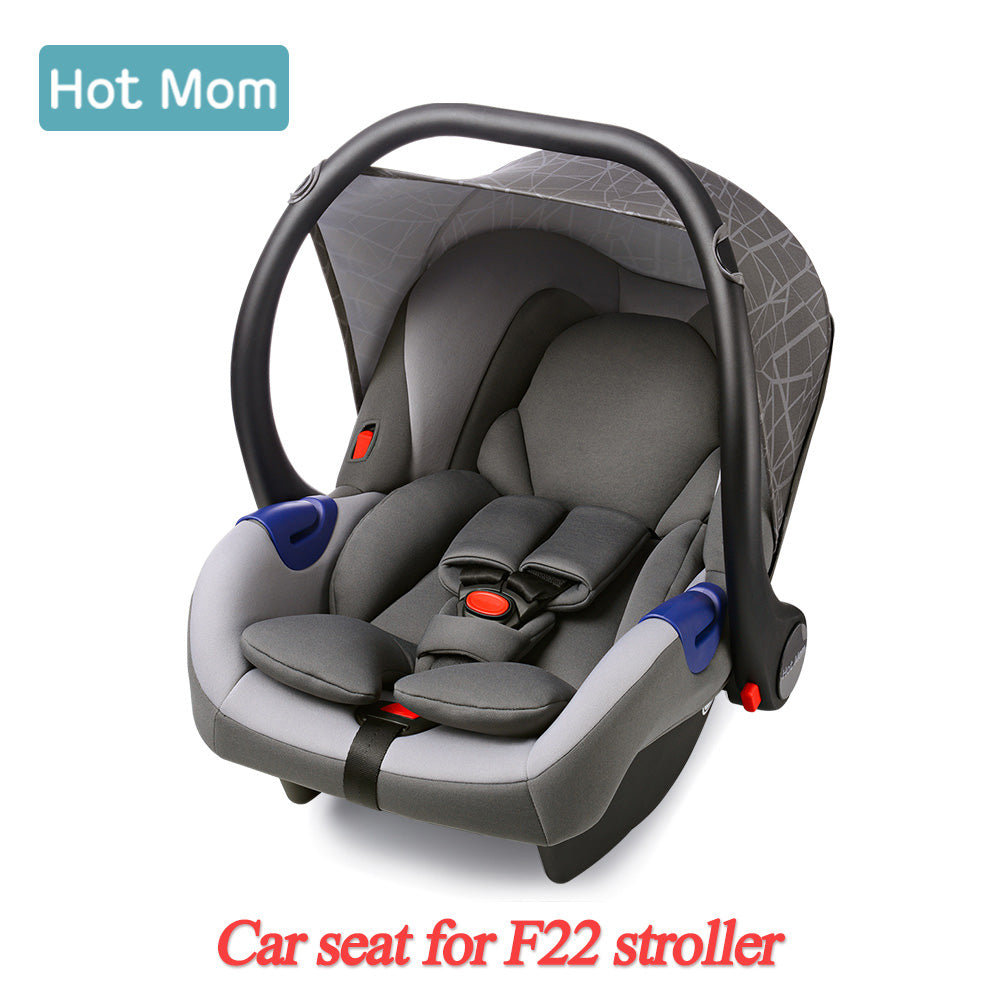 Baby Stroller 3 in 1,Hot Mom travel system High Land-scape stroller with bassinet in 2019 Folding Carriage for Newborns baby,F22