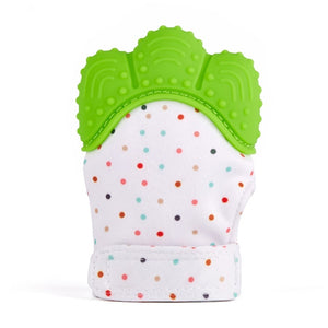 Baby Mitts Teething Gloves Silicone Molar Mitten Chewable Nursing Infant Pacifier Chain Nipples Anti-bite Stop Sucking Thumb Toy