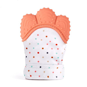 Baby Mitts Teething Gloves Silicone Molar Mitten Chewable Nursing Infant Pacifier Chain Nipples Anti-bite Stop Sucking Thumb Toy