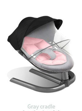 Baby Rocking Chair for  Aluminum Newborn Swing Bouncer Chair Infant Sleeping Basket Automatic Cradle for Toddler