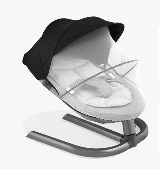 Baby Rocking Chair for  Aluminum Newborn Swing Bouncer Chair Infant Sleeping Basket Automatic Cradle for Toddler