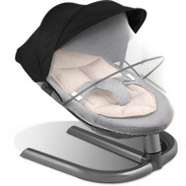 Baby Rocking Chair for  Aluminum Newborn Swing Bouncer Chair Infant Sleeping Basket Automatic Cradle for Toddler