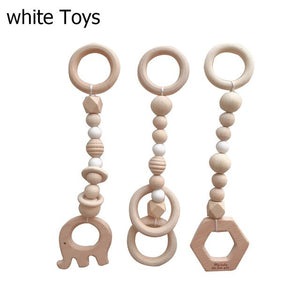 Nórdico Baby Gym Play Nursery anillo sensorial-pull juguete marco de madera sala infantil niño ropa Rack regalo niños habitación decoración A10