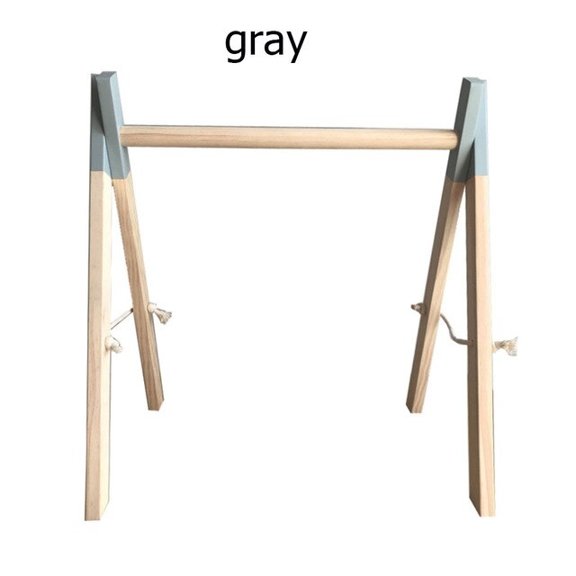 Nórdico Baby Gym Play Nursery anillo sensorial-pull juguete marco de madera sala infantil niño ropa Rack regalo niños habitación decoración A10