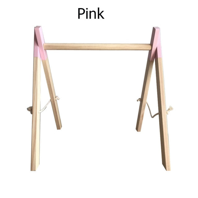 Nórdico Baby Gym Play Nursery anillo sensorial-pull juguete marco de madera sala infantil niño ropa Rack regalo niños habitación decoración A10