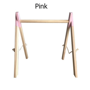 Nórdico Baby Gym Play Nursery anillo sensorial-pull juguete marco de madera sala infantil niño ropa Rack regalo niños habitación decoración A10