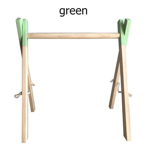 Nórdico Baby Gym Play Nursery anillo sensorial-pull juguete marco de madera sala infantil niño ropa Rack regalo niños habitación decoración A10