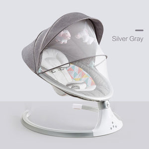 High Quality Newborn Baby Sleeping Swing Bouncer Rocking Soothing Electric Cradle Bluetooth Rocker Chair With Seat Cushion