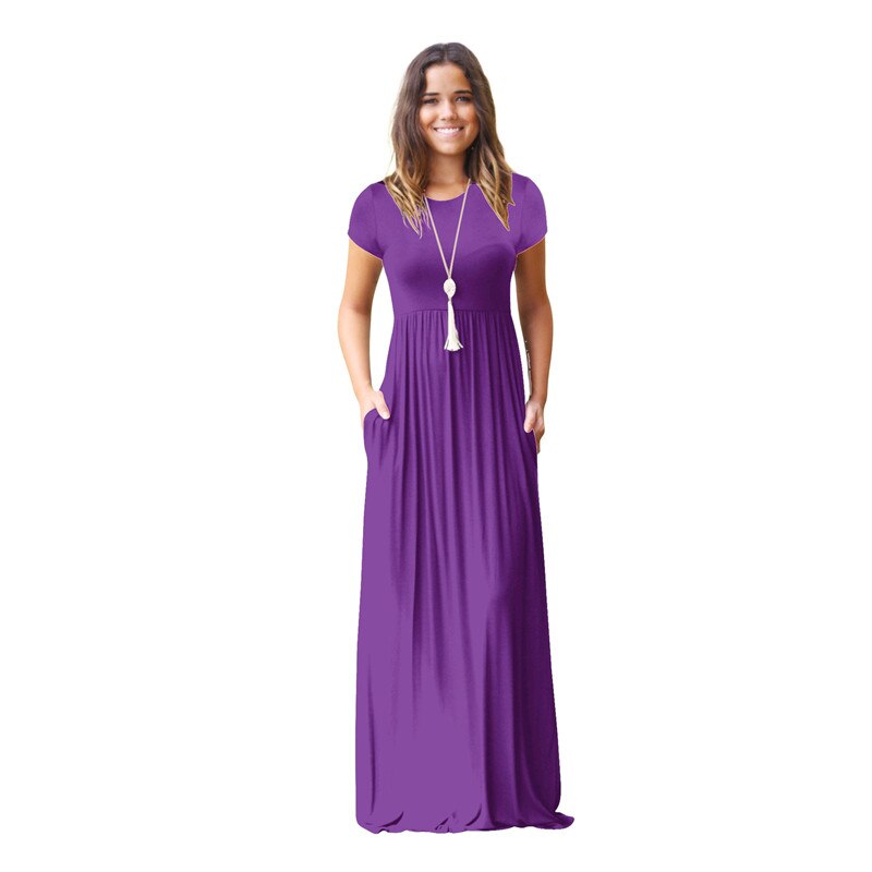COSPOT Mother Daughter Summer Long Dress Girls Mom Boho Beachwear Sundress Mum Girl Family Maching Dresses Vestidos 2020 New 40