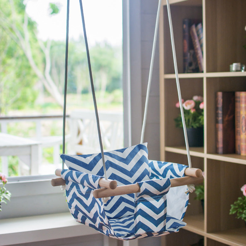 0-36 Months Baby Swing Canvas Hanging Chair Bouncer Chair Kids Rocker Bed Rocking Chair Baby Hammock Cradle Infant Crib