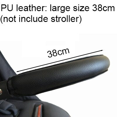 Tailor Made Leather Armrest Front Bumper Extend Seat Footboard and Mosquito Net footrest for Stokke Scoot Stroller Accessories