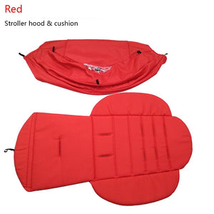 Stroller Hood & Mattress For 175 Yoya Baby Throne Oxford Cloth Back With Mesh Pockets Yoya Stroller Accessories Cushion For Yoyo