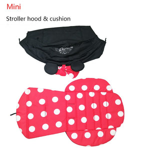 Stroller Hood & Mattress For 175 Yoya Baby Throne Oxford Cloth Back With Mesh Pockets Yoya Stroller Accessories Cushion For Yoyo