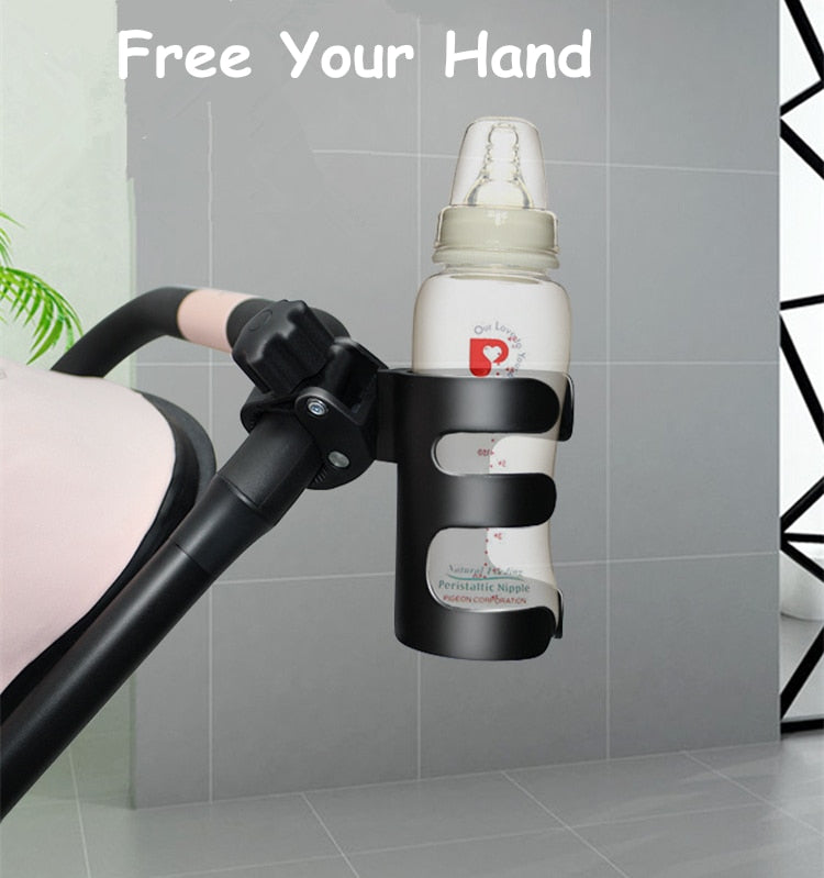 Baby Bottle Holder for Stroller Cup Holder Milk Bottles Rack Cup Holder For Pram Bebe Trolley Cup Stand Sled Stroller Accessorie