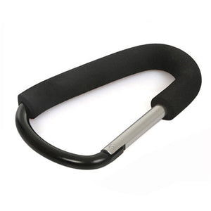 Stroller Hooks Aluminium Baby Stroller Hook Metal Carabiner Shopping Bag Carriage Hooks Pushchair Baby Accessories Stroller Hook