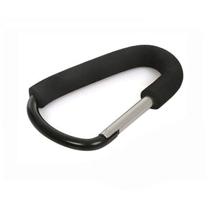 Stroller Hooks Aluminium Baby Stroller Hook Metal Carabiner Shopping Bag Carriage Hooks Pushchair Baby Accessories Stroller Hook