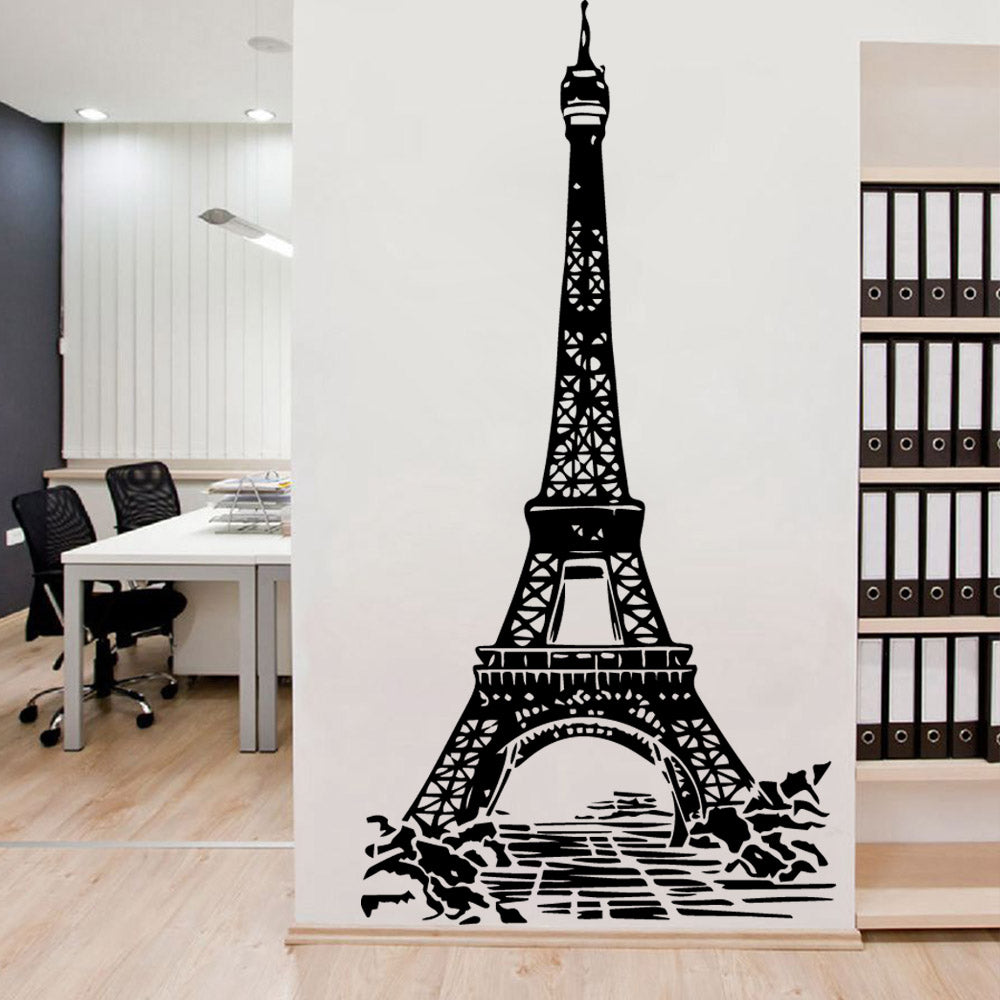 Luxuriant eiffel tower Wall Sticker Removable Wall Stickers Diy Wallpaper For Baby Kids Rooms Decor Wall Decoration