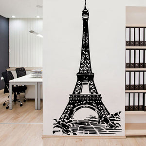 Luxuriant eiffel tower Wall Sticker Removable Wall Stickers Diy Wallpaper For Baby Kids Rooms Decor Wall Decoration