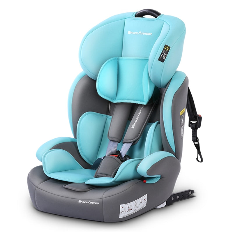 Child Car Seat Isofix Dual Interface Child Safety Seat 0-12Y  Portable Car Seat 5-point Seat Belt Eight Height Adjustment
