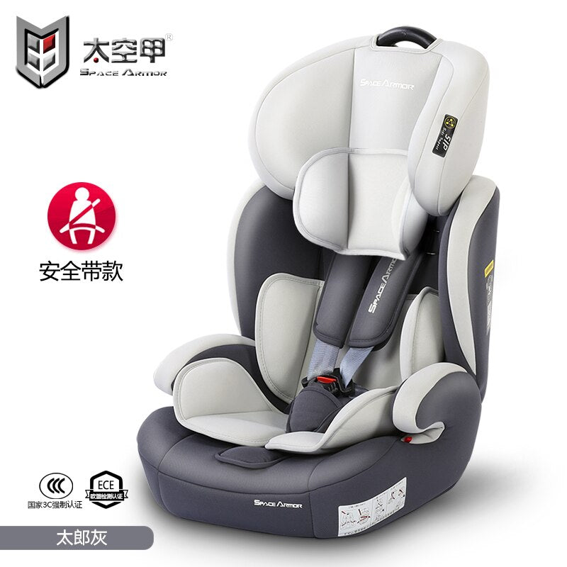 Child Car Seat Isofix Dual Interface Child Safety Seat 0-12Y  Portable Car Seat 5-point Seat Belt Eight Height Adjustment