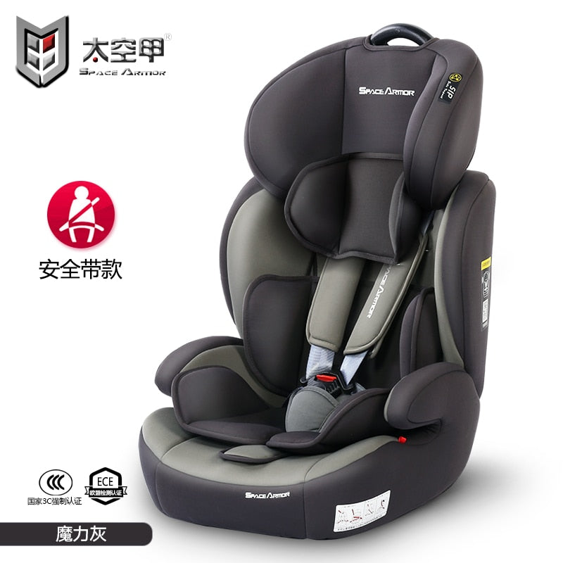 Child Car Seat Isofix Dual Interface Child Safety Seat 0-12Y  Portable Car Seat 5-point Seat Belt Eight Height Adjustment