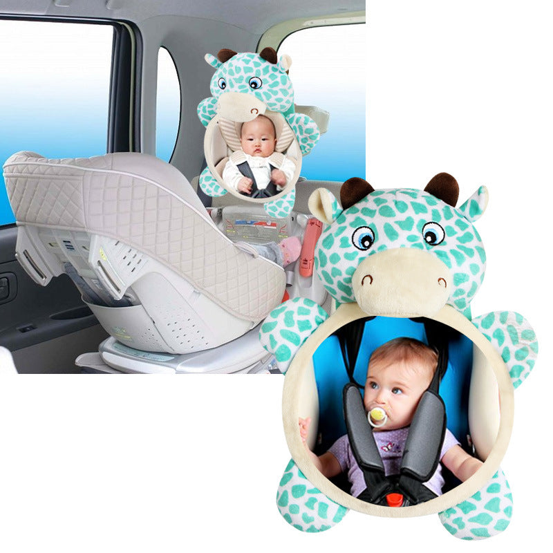 Baby Car Safety Seat Rear Facing Mirrors Safety Car Back Seat Baby Easy View Mirror Adjustable Useful Infant Car Safety Seat Toy