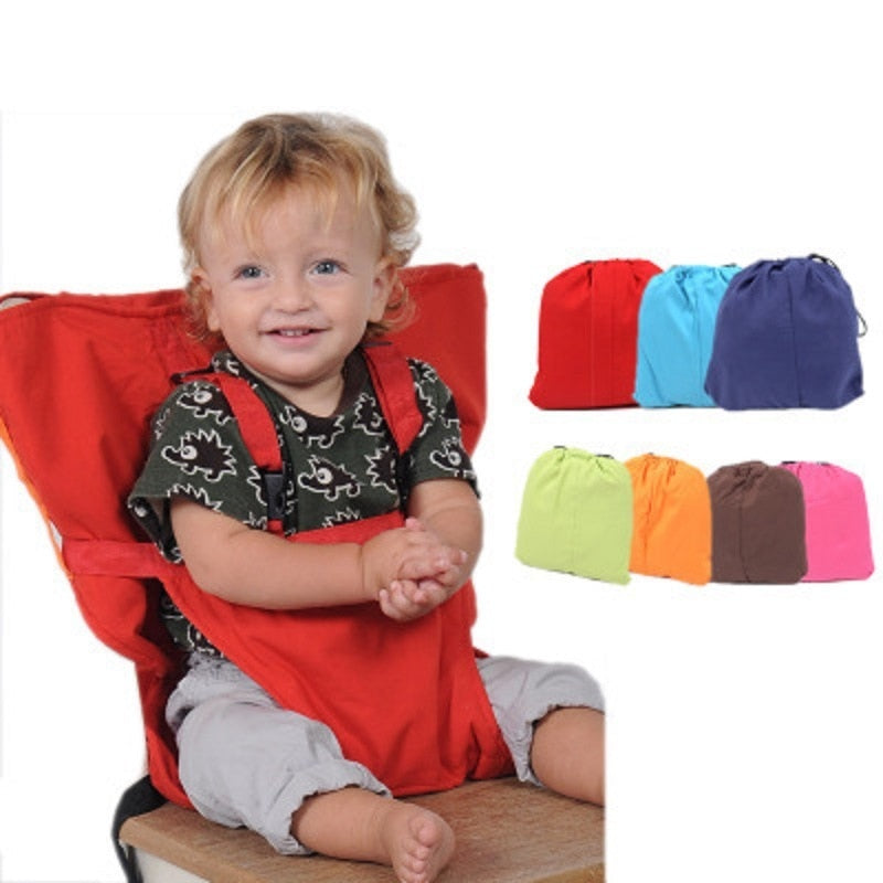 Newborn Feeding High Chair Kid Portable Outdoor Chair Infants Feeding Seat Safety Belt Washable Toddler Travel Baby Dinning Seat