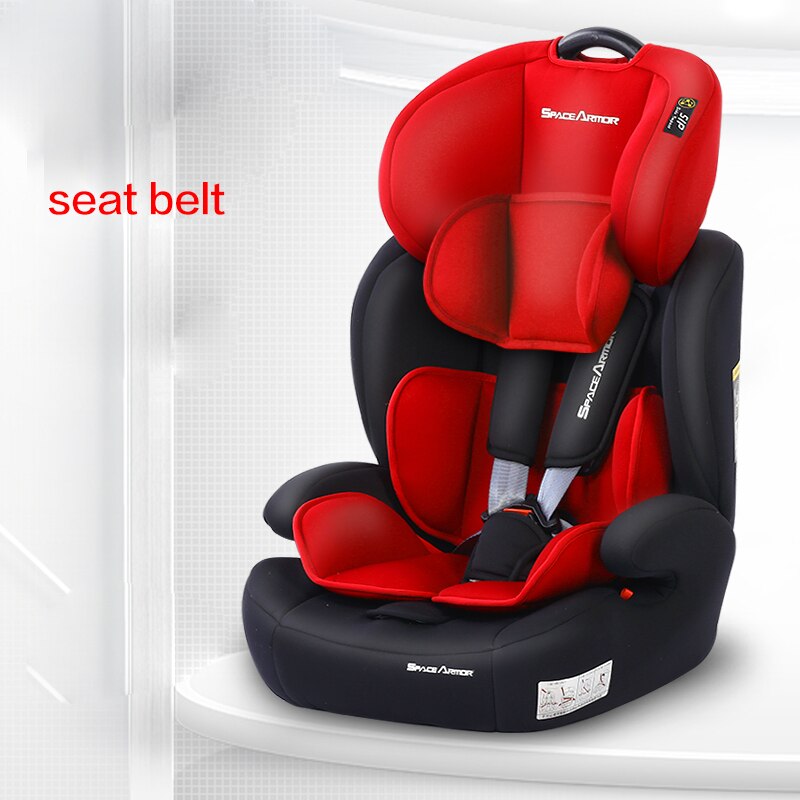 Protable Simple Child Car Safety Seats  Easy Folding Car Seat Booster Height Can Adjustable Isofix Interface 9M-12Y