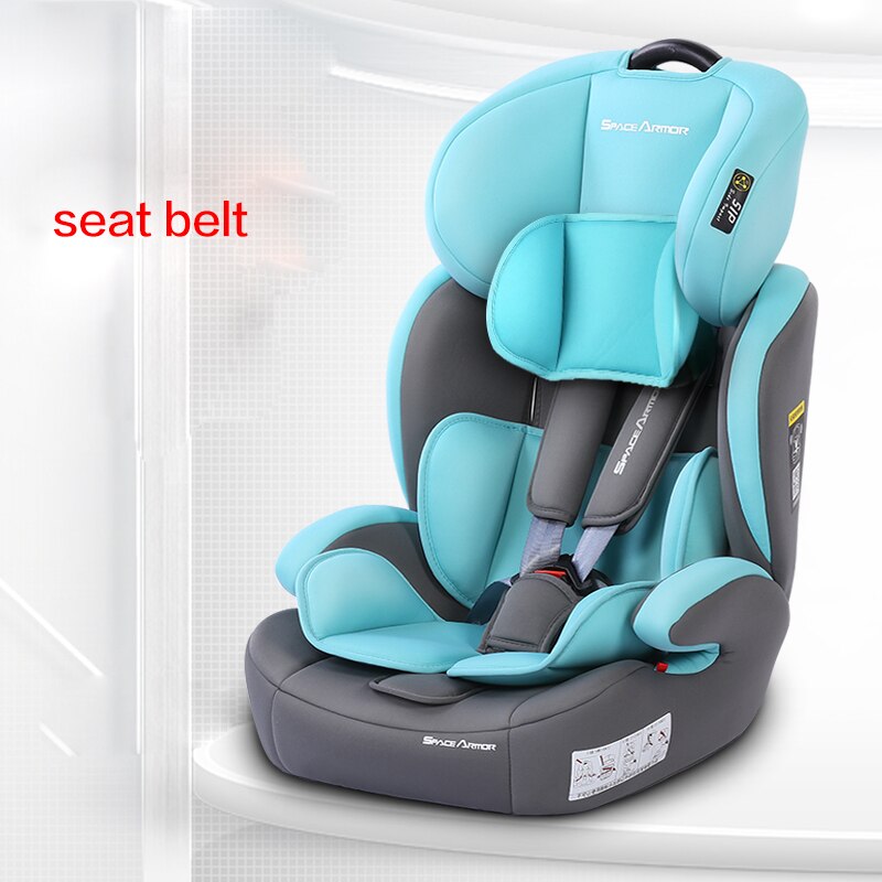 Protable Simple Child Car Safety Seats  Easy Folding Car Seat Booster Height Can Adjustable Isofix Interface 9M-12Y