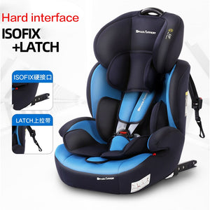 Protable Simple Child Car Safety Seats  Easy Folding Car Seat Booster Height Can Adjustable Isofix Interface 9M-12Y