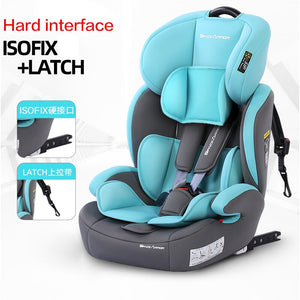 Protable Simple Child Car Safety Seats  Easy Folding Car Seat Booster Height Can Adjustable Isofix Interface 9M-12Y