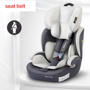 Protable Simple Child Car Safety Seats  Easy Folding Car Seat Booster Height Can Adjustable Isofix Interface 9M-12Y