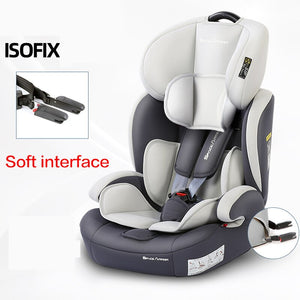Protable Simple Child Car Safety Seats  Easy Folding Car Seat Booster Height Can Adjustable Isofix Interface 9M-12Y