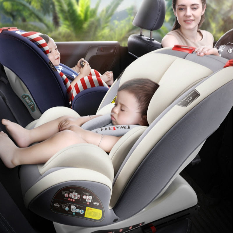 Baby Safety Car Seat Support Isofix and Latch Interface 0-12y Two-way Installation Winter Portable Children's Safety Car Seat