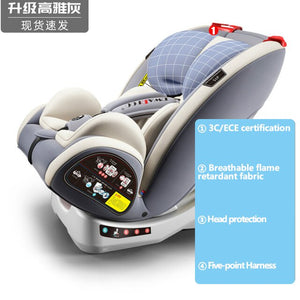 Baby Safety Car Seat Support Isofix and Latch Interface 0-12y Two-way Installation Winter Portable Children's Safety Car Seat