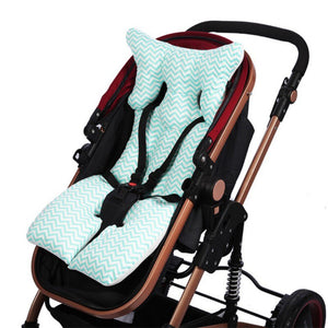 Baby Printed Stroller Pad Booster Seat Warm Pillow Case Child Carriage Cart Thicken Pad Trolley Chair Cushion Baby Stroller
