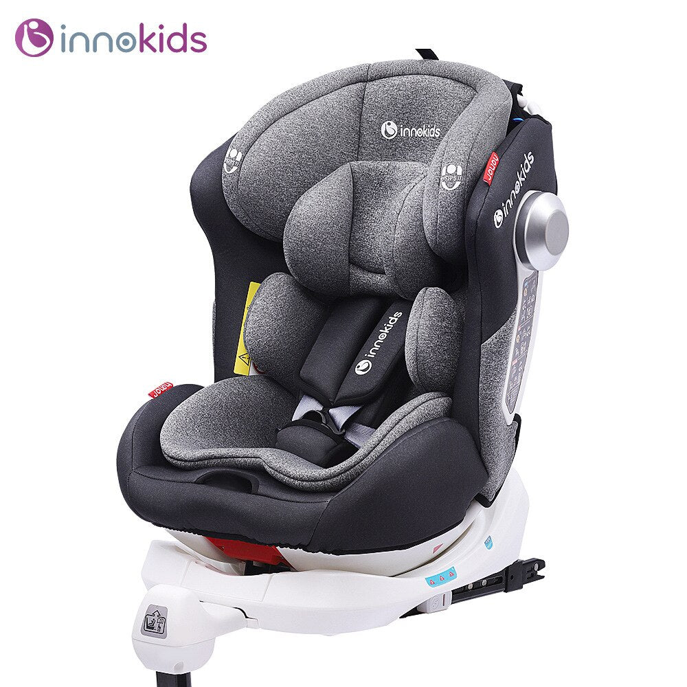 Child car seat 0-12 years old baby baby car portable 360 degree rotating seat ISOFIX interface